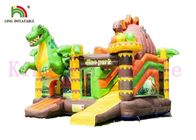 Dinosaurier-Thema PVC-Explosions-federnd Schloss mit Dia-Dschungel-Abenteuer für Kinder
