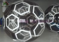 Fußball-Art aufblasbarer Weg auf Wasser-Ball, schwarze Kinderwasser-Sportspiele