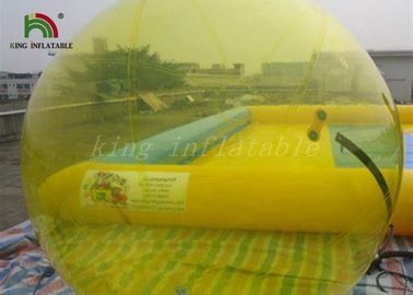 Aufblasbarer Weg gelbe Farbe-1.0mm PVCs auf Wasser-Bällen/Wasser-Blase/menschlichem Bereich