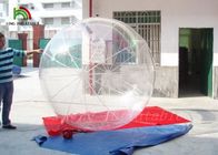 Transparenter klarer aufblasbarer Weg PVCs/TPU auf Wasser-Ball-Selbst-Stand für Familien-Spaß