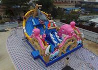 Mehrfarbige PVC-Explosions-kombinierter Spiel-Spielplatz-Ozean-Weltpark für Unterhaltung