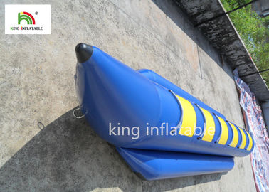 6 Sitzblaue aufblasbare Fliegen-Fischerboot-Wasser-Boot PVC-Plane