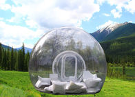 4.5m transparentes aufblasbares Blasen-Zelt mit Tunnel für kampierende Miete im Freien