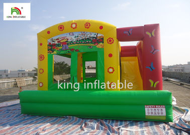 Bunte Unterhaltungs-aufblasbares springendes Schloss mit Dia für Kleinkind-Oxford-CER Gebläse