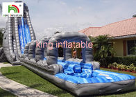 Äußere riesige aufblasbare Wasserrutsche für Erwachsen-Unterhaltung PVC-Plane