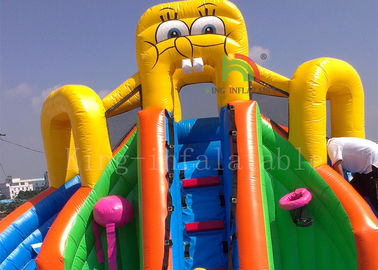 Gelbes aufblasbares Pool schiebt für Inground-Pools 8*6*6m CER EN14960 SGS EN71