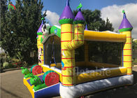 Gelber Spielplatz-im Freien aufblasbares springendes Schloss für Kinder/federnd Innenschloß