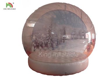 Klare Leute innerhalb der aufblasbaren Schnee-Bälle für Nylon-Material der Anzeigen-210D