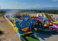 300M Long Monster Obstacle Kurs-aufblasbares Sportkarneval Spiel-Kinderspiel für im Freien