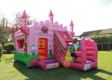 Imprägniern Sie 5x4m aufblasbare springende Schloss kundengebundene Geburtstagsfeier-Prinzessin Palace