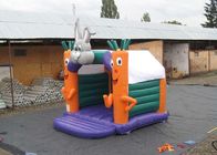 Partei benutztes kleine Kinderaufblasbares springendes Schloss mit Karotte und Kaninchen 4X4M