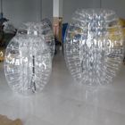Transparenter aufblasbarer Stoßball-Körper-Stoßball 1,0 Millimeter PVC 1,2/1,5 m Durchmesser