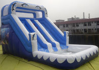 Drei Linien aufblasbare Wasserrutsche mit Pool für Kinder-/Erwachsen-aufblasbaren Dia-Park