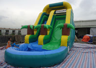 Unterhaltungs-aufblasbare Wasserrutsche PVC-Plane für Kinderspaß-aufblasbaren Wasser-Park für Kinder