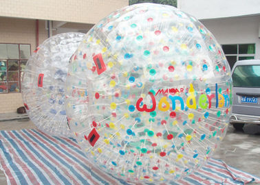 Bunter aufblasbarer Zorb Ball PVCs/aufblasbarer Rollen-Ball für Kinder haben Spaß
