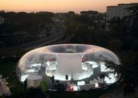 Transparentes aufblasbares Blasen-Zelt PVC Durchmessers 5m