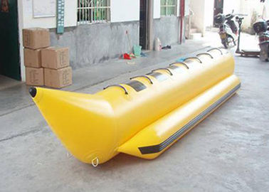 7 Personen 0,9 Millimeter PVC-Plane Bananen-Boots-aufblasbare Fliegen-Fisch-Boote wässern Rennsport-Spiele