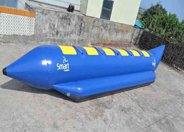7 Personen 0,9 Millimeter PVC-Plane Bananen-Boots-aufblasbare Fliegen-Fisch-Boote wässern Rennsport-Spiele