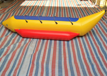 7 Personen 0,9 Millimeter PVC-Plane Bananen-Boots-aufblasbare Fliegen-Fisch-Boote wässern Rennsport-Spiele