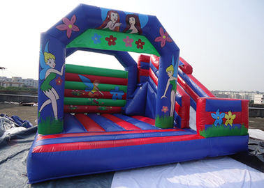 Ziehen Sie sich Art aufblasbare Prinzessin Castle With Slide/aufblasbares springendes Schloss für Kinder zurück