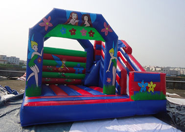 Ziehen Sie sich Art aufblasbare Prinzessin Castle With Slide/aufblasbares springendes Schloss für Kinder zurück
