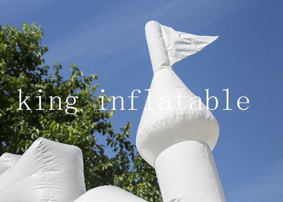 PVC-Planen-Hochzeits-Prahler-aufblasbares springendes Schloss