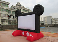 Handelsaufblasbarer Film-Mietschirm 0,45 Millimeter PVCs im Freien für Familien-Genuss