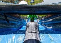 Kommerzieller riesiger Toboggan-im Freien aufblasbare lange Explosions-Wasserrutsche, die für Kindererwachsene PVC-Plane klettern