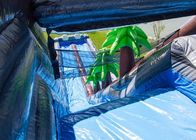 Kommerzieller riesiger Toboggan-im Freien aufblasbare lange Explosions-Wasserrutsche, die für Kindererwachsene PVC-Plane klettern
