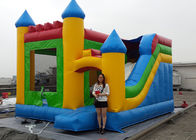 Kundengebundenes 6 x 5m das Wasser-springendes Schloss, weiße Werbung scherzt Spielplatz-Spiele