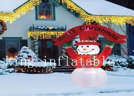 10-m-aufblasbare Weihnachtsprodukte im Freien lüften geblasenen Feiertags-Schneemann