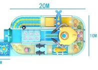 PVC-Plane 20m durch springendes Schloss 10m Inflatale mit Dia