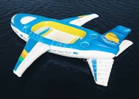Blau 0.9mm PVC-Planen-großes aufblasbares Wasser Toy Floating Airplane