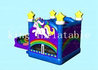 PVC-Plane Soem Unicorn Rainbow Inflatable Bouncer Castle