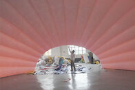 Partei 10m durch 5m Halbrund-aufblasbares Ereignis-Zelt mit LED-Licht
