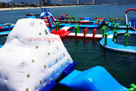 Erwachsener sich hin- und herbewegender Spiel-Aqua Fun Inflatable Water Parks-Explosions-Wasser-Hindernislauf
