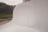 Transparentes 5m Hotel-aufblasbares klares Blasen-Zelt mit Tunnel und Badezimmer