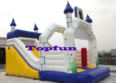 PVC-Planen-aufblasbares springendes Schloss mit Dia für Unterhaltungszentren