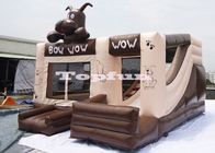 0.55mm PVC-Planen-aufblasbare Schokoladen-springendes Prahler-Schloss mit Dia