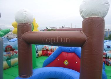 Handelsaufblasbarer Mietvergnügungspark, PVC-Planen-Ozean-Thema-Spaß-Land