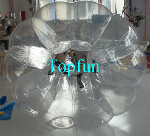 Kundenspezifisches Spielzeug-aufblasbarer Stoßball mit den 1.0mm PVC-/TPU-1.2m Durchmesser-Blumenblättern formen