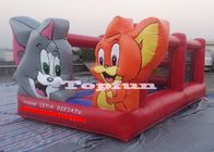 20ft Vergnügungspark-aufblasbares springendes Schloss Tom und Jerry-Doppelzimmer