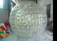 Menschlicher aufblasbarer Zorbing-Ball, weißes Farbe-PVC aufblasbares rollendes Zorb