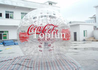 Aufblasbarer Zorb Ball PVCs/TPU, aufblasbarer Noten-Werbungs-Logo-Blasen-Fußball
