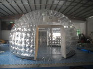 Aufblasbares transparentes Blasen-Zelt im Freien, handgemachtes klares Hauben-Zelt PVCs