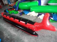 Aufregendes aufblasbares rotes Haifisch-Boot PlatoTowable für Wasser-Spiele mit