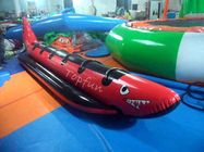 Aufregendes aufblasbares rotes Haifisch-Boot PlatoTowable für Wasser-Spiele mit