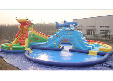25m aufblasbare Wasser-Parks im Freien mit Plato PVC-Plane 0.9mm