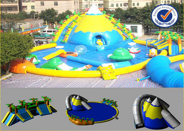 25m aufblasbare Wasser-Parks im Freien mit Plato PVC-Plane 0.9mm