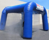 Kundengebundene blaue aufblasbare Tunnel-Zelt-Werbungs-Werbung